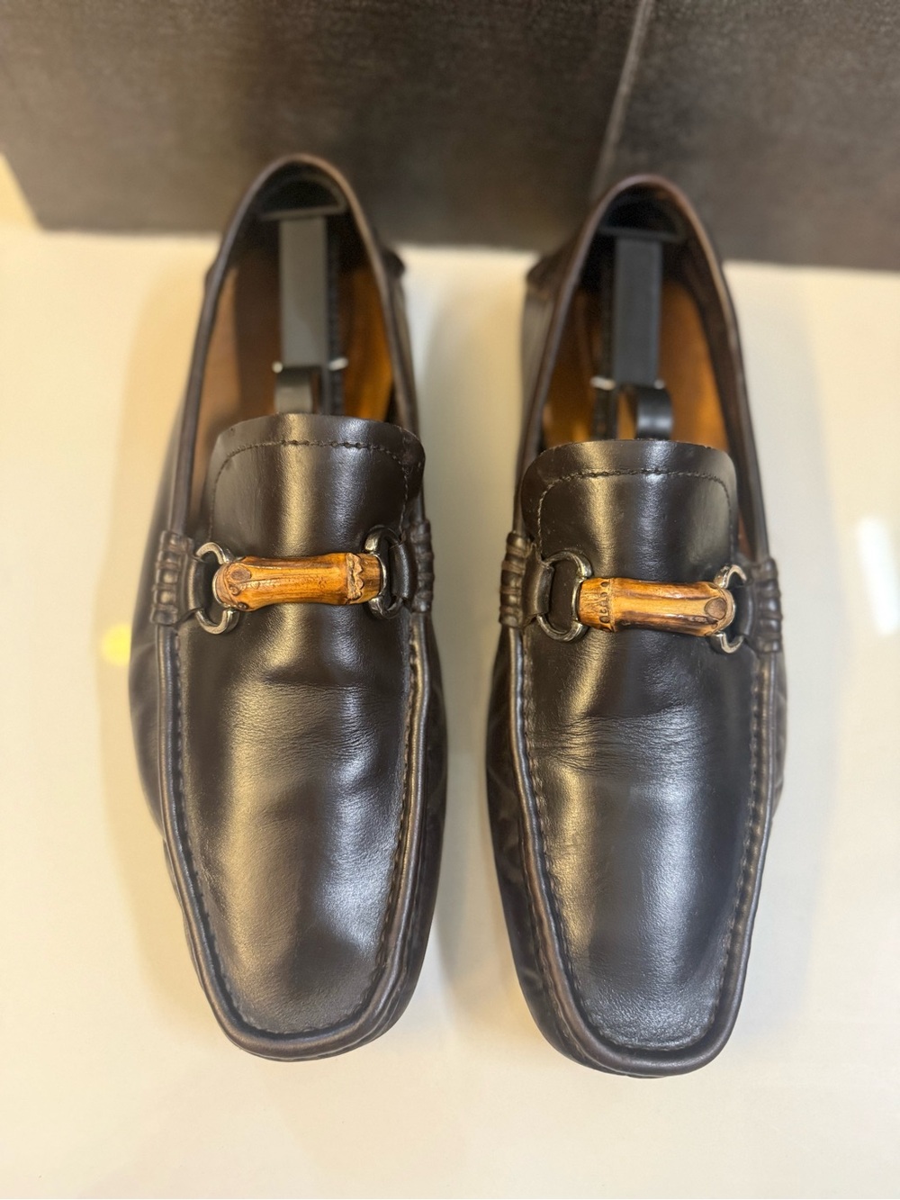 Gucci Bamboo Horsebit Loafers
